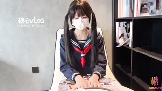 [糖心Vlog] 黑丝淫荡学妹色诱老师榨精内射 老师我都让你内射了你别告诉我爸妈了好不 - 小向喵